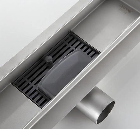 Душевой лоток Gappo G83007-3 с решеткой Сатин 