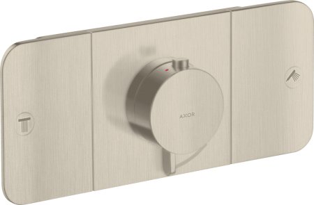 Термостат Axor One 45712820 для душа, шлифованный никель 