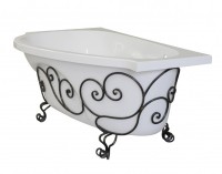 Кованая подставка для ванны Эстет "Грация" L