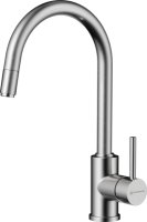 Смеситель для кухонной мойки Omoikiri Shinagawa-S-BN с вытяжным изливом 4994336 Смеситель для кухонной мойки Omoikiri Shinagawa-S-BN с вытяжным изливом 4994336