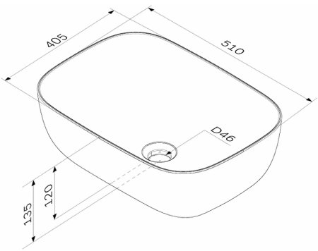 Раковина-чаша AM.PM Func 51 M8FWCC10510WG Белая 