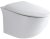 Унитаз CeramaLux 2297 подвесной Белый глянцевый с сиденьем Микролифт 