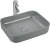 Раковина-чаша Sintesi 50 SIN-LVB-APP-409GM Серая матовая 