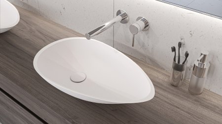 Раковина-чаша Whitecross Sapphire 56 0710.056033.200 Белая матовая 