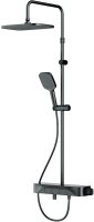Душевая система AM.PM Func F078F322 с термостатом Черная матовая