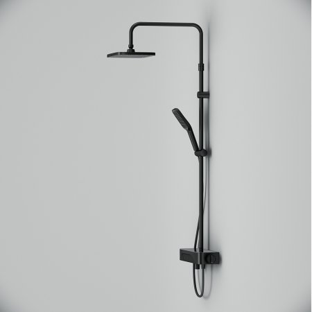 Душевая система AM.PM Func F078F322 с термостатом Черная матовая 