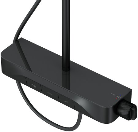 Душевая система AM.PM Func F078F322 с термостатом Черная матовая 