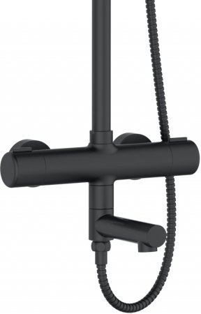 Душевая система Agger Thermo A2461144 Черная 