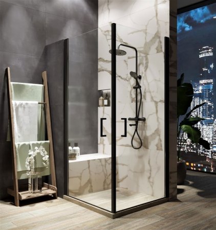 Душевая система Agger Thermo A2461144 Черная 