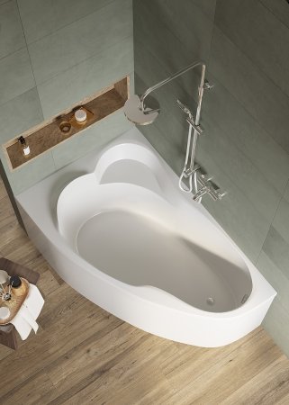 Акриловая ванна Creto Glaze 140х90 L 16-14090L без гидромассажа 