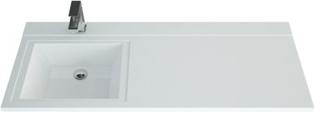 Тумба с раковиной Onika Космос 60.11, белая 