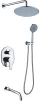 Душевая система Berges Nardis 3R 071007 Хром сильвер