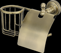 Бумагодержатель и освежителя воздуха GANZER GZ-R31031D BRONZE