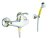 Смеситель для душа Webert Armony AU870101017 хром-золото 