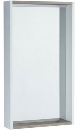 Зеркало Aquaton Бэлла 46 1A221702BBAZ0 с подсветкой Белое Джарра 