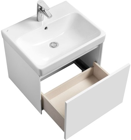 Тумба под раковину Aquaton Асти 55 1A263101AX2B0 подвесная Белая 