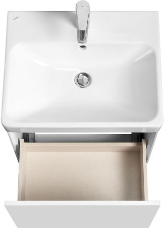 Тумба под раковину Aquaton Асти 55 1A263101AX2B0 подвесная Белая 