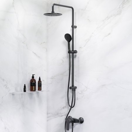 Душевая система AM.PM Gem F42890A24 Черная 