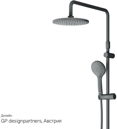 Душевая система AM.PM Gem F42890A24 Черная 