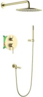 Душевая система Timo Saona SX-2379/17SM Золото матовое