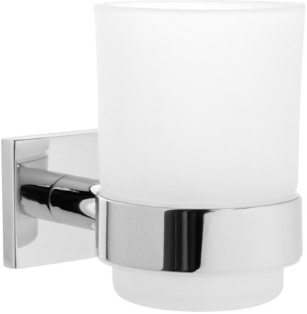Стакан для ванной комнаты FIXSEN LUX CHROME FX-15006, хром 