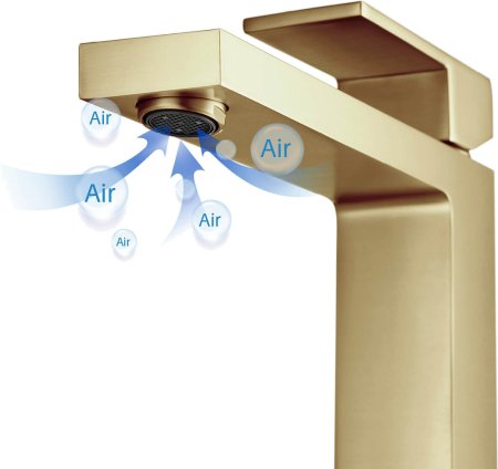 Смеситель Timo Selene 3011/17F для раковины, золото матовое 