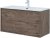 Тумба с раковиной Aquanet Lino 100 (Flat) дуб веллингтон 