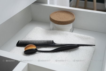 Тумба с раковиной Aquanet Беркли 60 белый/дуб рошелье 