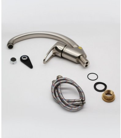 Смеситель для кухни GANZER LEON GZ10021G SATEEN 