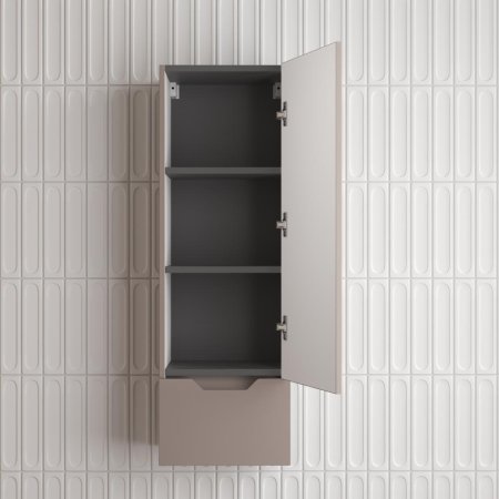 Пенал подвесной Style Line  "Остин" 360 см 1 ящик тауп темный эмаль PLUS 