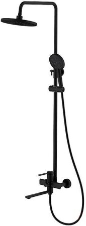 Душевая система Frap H67-6 F2467-6 Черная матовая 