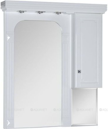 Зеркало-шкаф Aquanet Фредерика 100 белый 