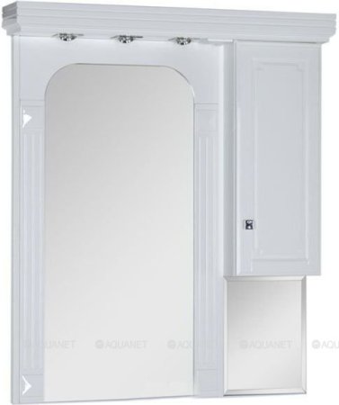 Зеркало-шкаф Aquanet Фредерика 100 белый 