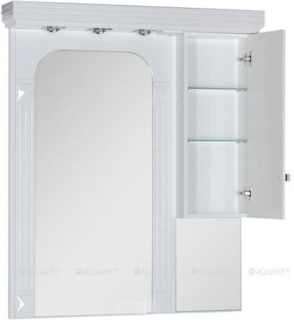 Зеркало-шкаф Aquanet Фредерика 100 белый 