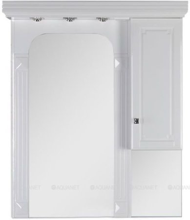 Зеркало-шкаф Aquanet Фредерика 100 белый 