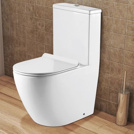 Унитаз моноблок Azario Morano AZ-1001 с бачком и сиденьем Микролифт 