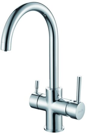 Смеситель для кухни с подключением фильтра для воды D-Lin D159315,  хром 