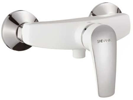 Смеситель для душа Shevanik S5016F, белый/хром 