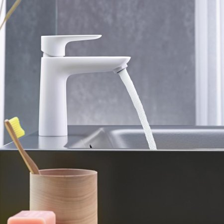 Смеситель Hansgrohe Talis E 71712700 для раковины, матовый белый 