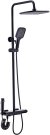 Душевая система Boch Mann Vettorre B TS BM9651 с термостатом Черная 