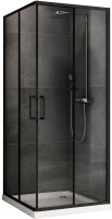 Душевой уголок Abber Schwarzer Diamant 90x90 AG02090B5 профиль Черный стекло прозрачное