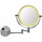 Зеркало косметическое с LED-подсветкой Gappo G6103 хром