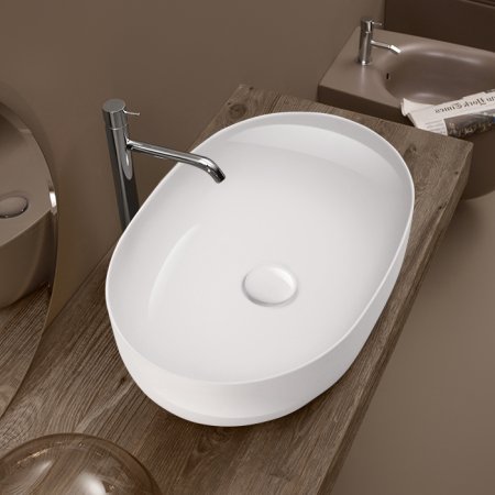 Раковина Kerasan Nolita 60х40 см, белая глянцевая 