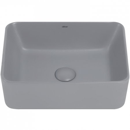 Раковина-чаша Abber Rechteck 40 AC2213MG Серая матовая 