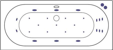 Акриловая ванна Excellent Oceana WAEX.OCE18.ULTRA 180x80 