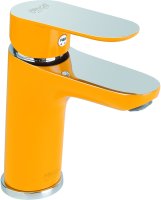 Смеситель для раковины Fiore KEVON CHIC 81YX8123, хром/желтый