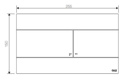 Инсталляция для унитаза OLI Oli 120 eco 879236 Sanitarblock mechanic с кнопкой смыва Slim 659041 