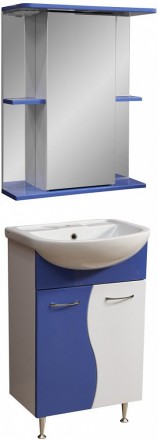 Мебель для ванной Stella Polar Колор-1 55 синяя 