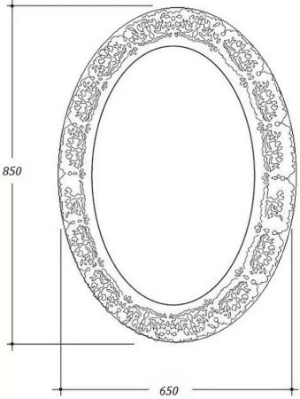 Зеркало Boheme Armadi Art NeoArt 65 511-G Золото 