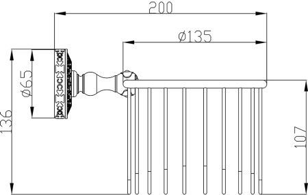 Держатель для запасных рулонов Zorg Antic AZR 27 BR 